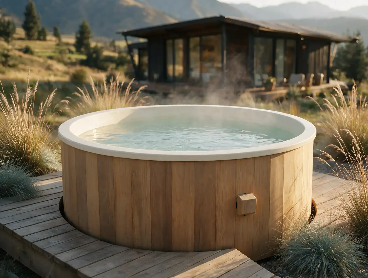 Jacuzzi de exterior para cabañas ABITA