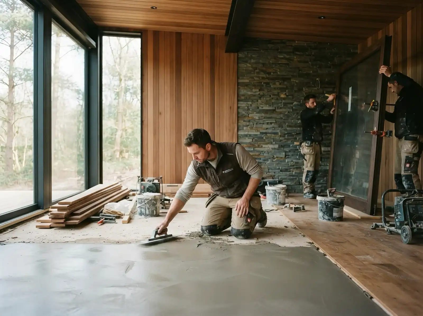 Paso 05 — Acabados premium: construcción de cabañas modulares ABITA